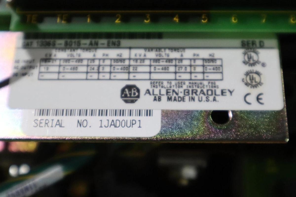 ALLEN BRADLEY 1336S-B015-AN-EN3 / 1336SB015ANEN3 NEW DRIVE STOCK H762
