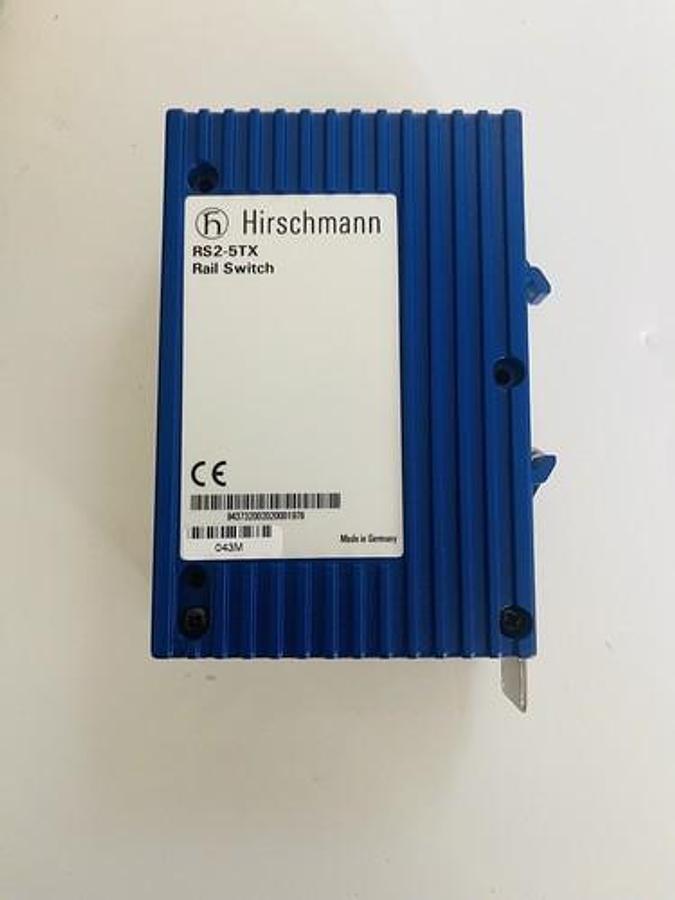 Used Hirschmann Rail Switch RS2-5TX RS25TX 32 VDC #K-1128