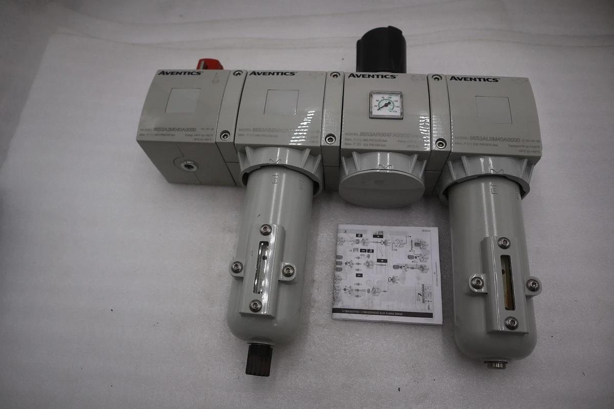 Used SET OF 4 - ASCO 8653AL0M40A0000 1/2" Pneumatic Lubricator – STOCK GF999