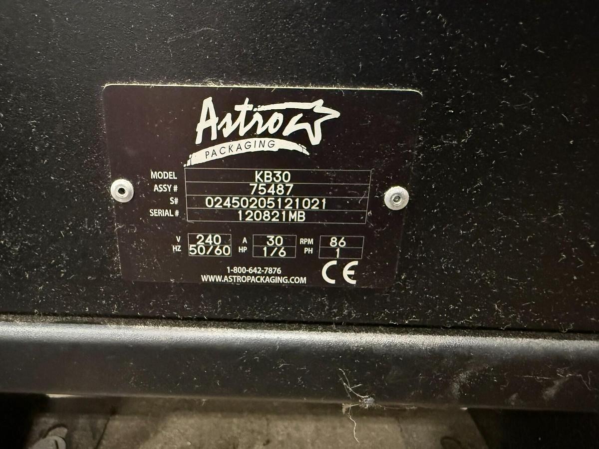 Used Astro Packaging KB30 Hot Melt Glue Machine 200-240Va STOCK HP-3