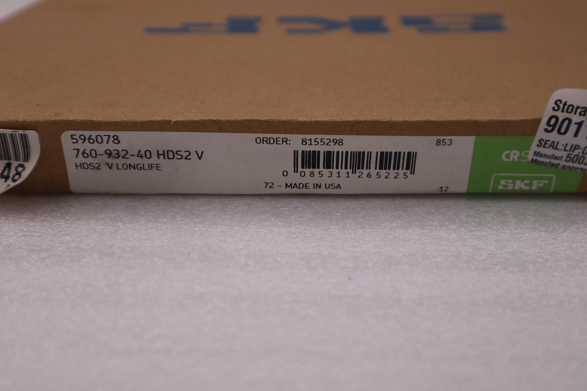 NEW CR (SKF) Radial Shaft Seal 596078 NEW IN BOX STOCK 3790-A