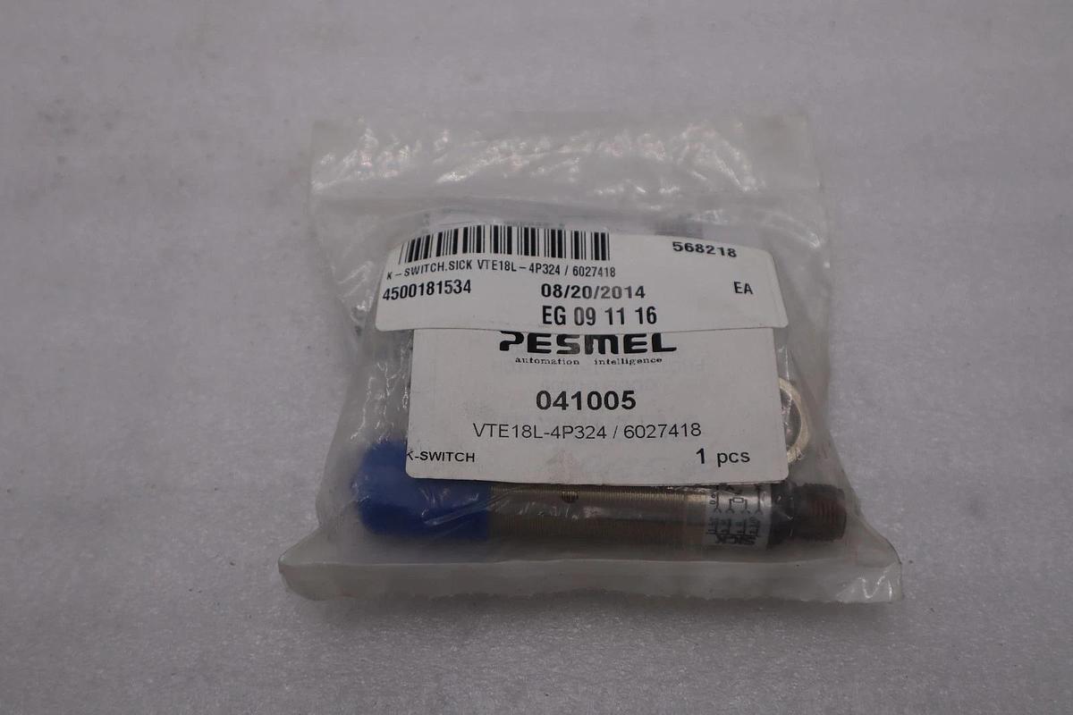 SICK VTE18L-4P324/ 6027418 PHOTOELECTRIC PROXIMITY SENSOR STOCK H1591A