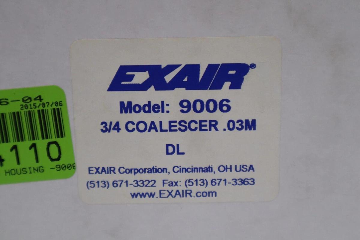 EXAIR 9006 3/4 COALESCER .03M DL STOCK 4162