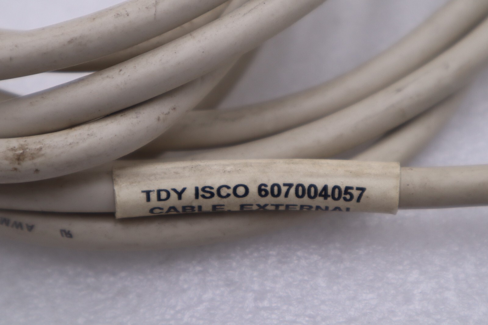 Used TDY ISCO 607004057 CABLE EXTERNAL RS232 OLDSTYLE STOCK 4838