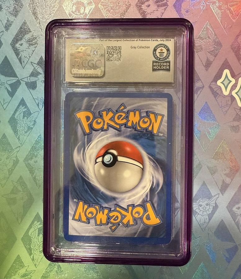 Used 2007 POKEMON EX POWER KEEPERS GOLD STAR #102 VAPOREON-HOLO CGC WORLD RECORD 1/1