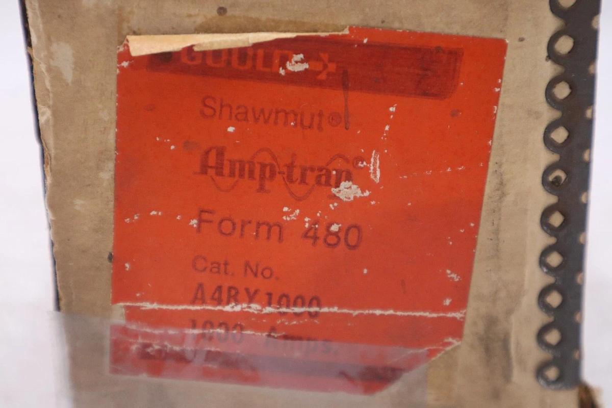 NEW Gould Shawmut A4BY1000 Amp-trap Current Limiting Fuse 1000A 600V Form 480