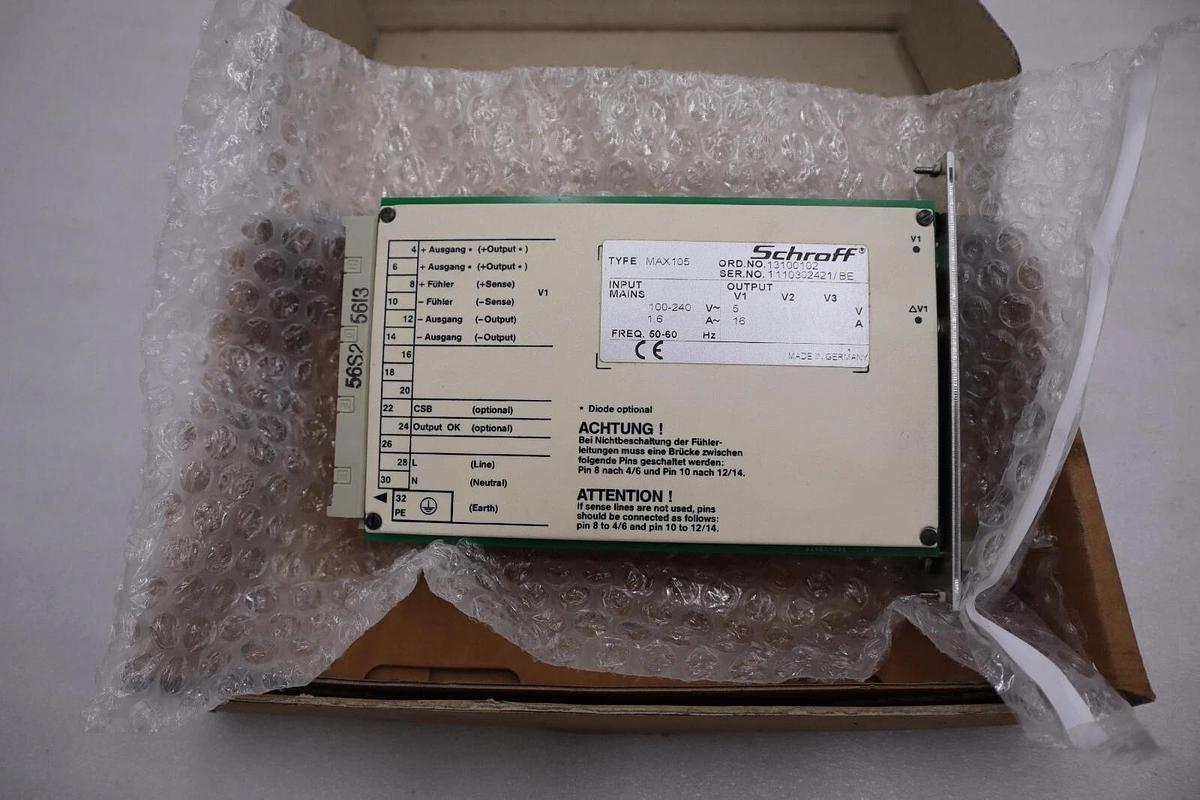NEW IN BOX PENTAIR SCHROFF 13100-102 / 13100102 POWER SUPPLY STOCK H478