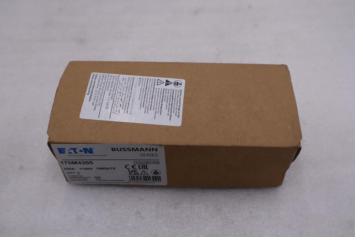 BOX OF (2) NEW Eaton BUSSMANN 170M4395 Fuse STOCK GF-50A