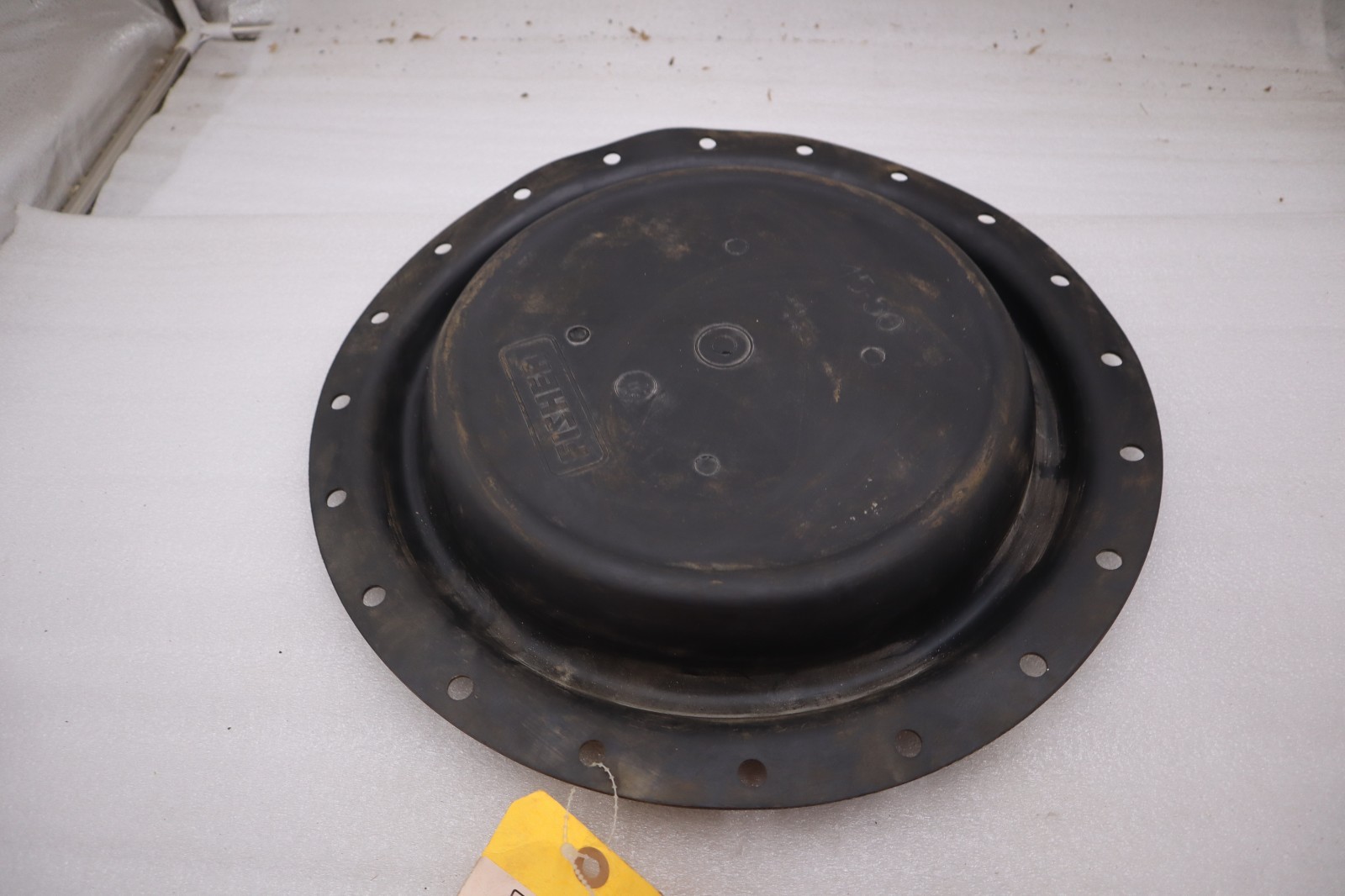 Used NEW Fisher 2E859502202 DIAPHRAGM, NITRILE, TYPE 657 SIZE 45/50, 16" DIAMETER