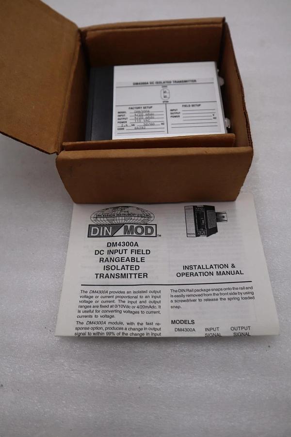 New In Box Wilkerson Instrument DM4300A DC Isolated Transmitter STOCK H583A