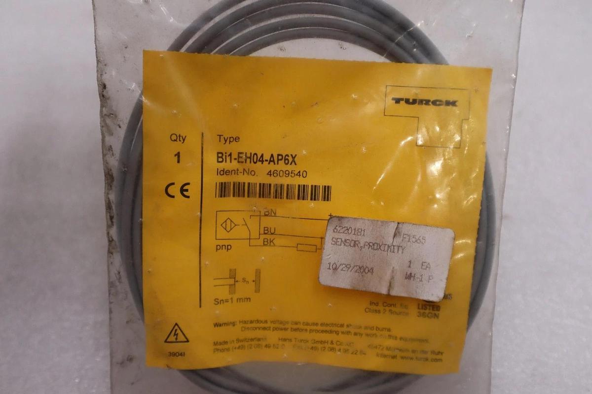 Used TURCK BI1-EH04-AP6X STOCK #K-3916A