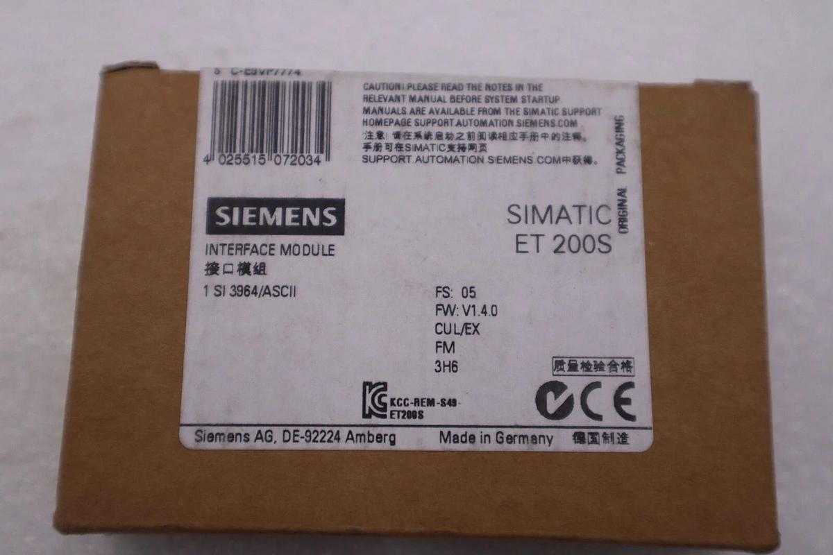 Used Siemens Simatic S7 6ES7 138-4DF01-0AB0 / 6ES71384DF010AB0 NEW SEALED BOX #G906A