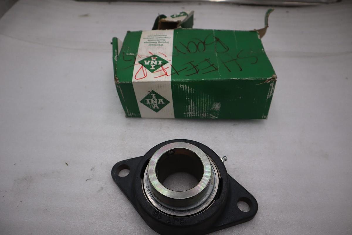 Used NEW IN BOX INA 2-BOLT FLANGE BEARING RCJT50N STOCK CC243