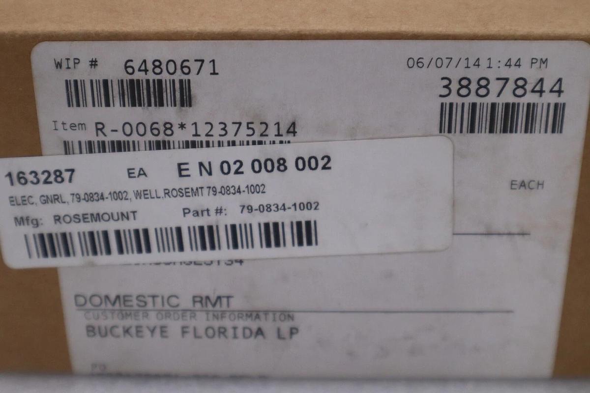 NEW Rosemount 0068N21N00A025T34 Temperature Sensor Hazardous Location STCK G309A