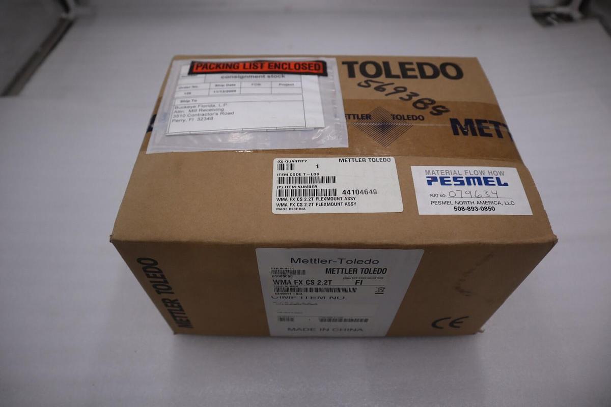 Used Mettler Toledo Flexmount WMA FF CS 2.2T w/ 0745A Load Cell NEW STOCK #G454