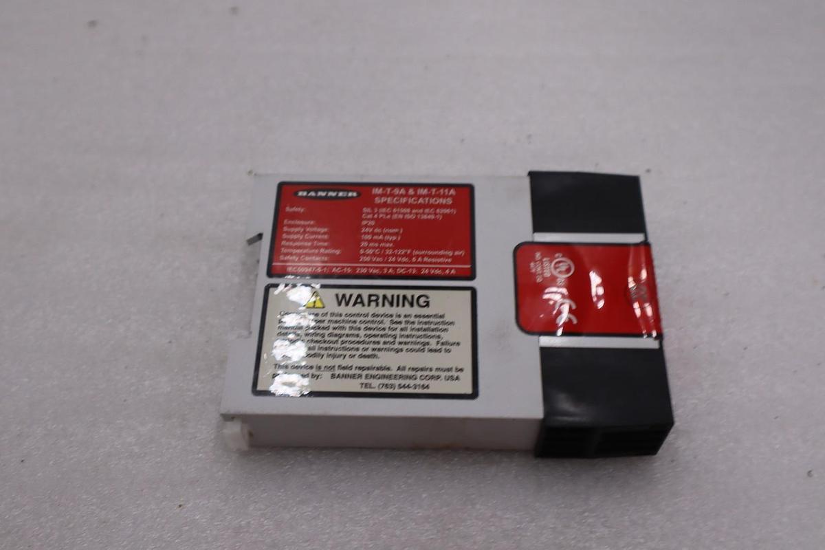 Used BANNER IM-T-9 SAFTEY INTERFACE MODUE STOCK #2155A