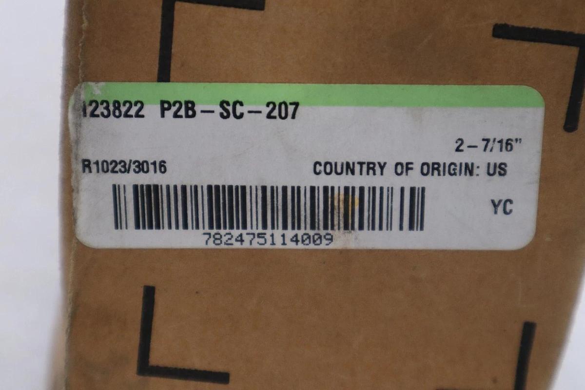 Used NEW Dodge P2B-SC-207/ 123822 2-7/16" Pillow Block Bearing - STOCK 1557CC
