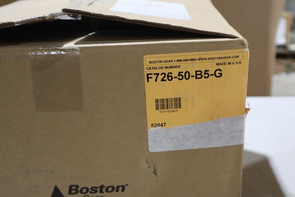 Used Boston Gear F726-50-B5-G Reducer NEW IN BOX STOCK G152