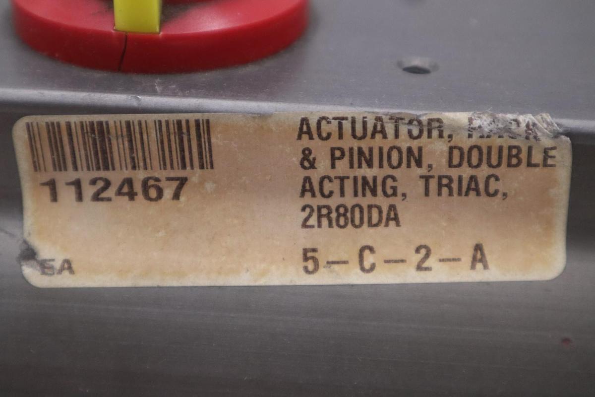 Used NEW OPEN BOX TRIAO DOUBLE ACTING ACTUATOR 2R80DA STOCK 5542CC