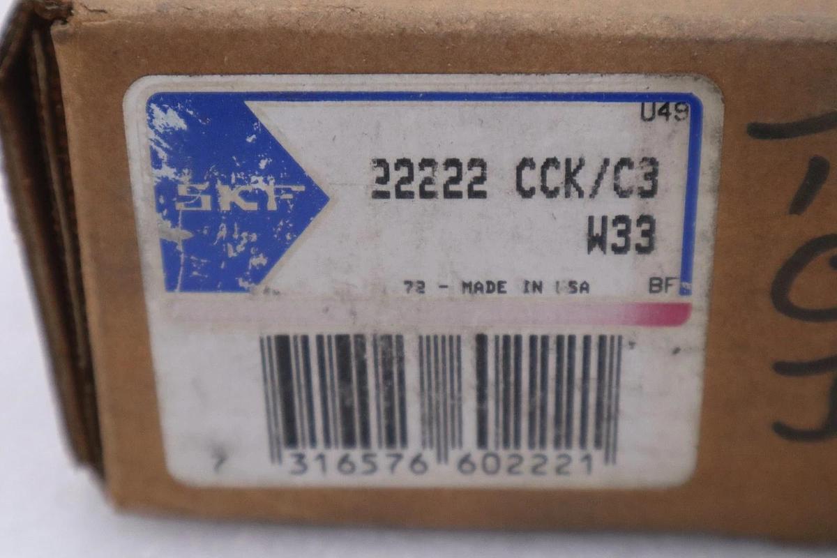 Used NEW SKF 22222 CCK/C3W33 Spherical Roller Bearing STOCK K-3233CC