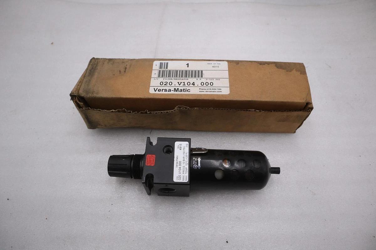 020.V104.000 Versa Matic Pneumatic Filter Regulator 1/2" NPT - STOCK 5655CC