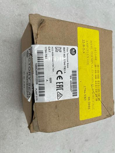 New ALLEN BRADLEY 1794-TB3 /A Flex Terminal Base Module #3888