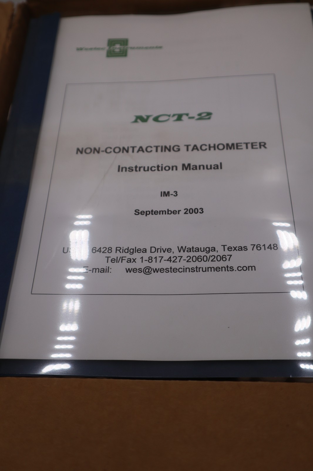 MILLTRONICS NCT-2 NON-CONTACTING TACHOMETER - STOCK GF1032