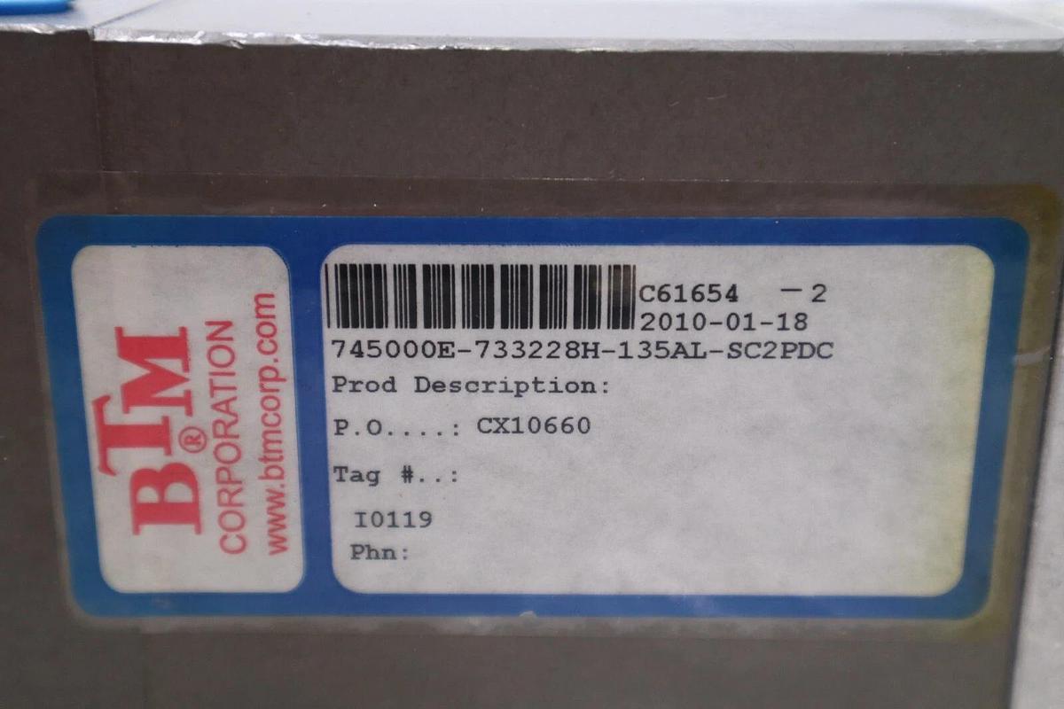 Used BTM CORP 745000E-733228H-135AL-SC2PDC STOCK #2950