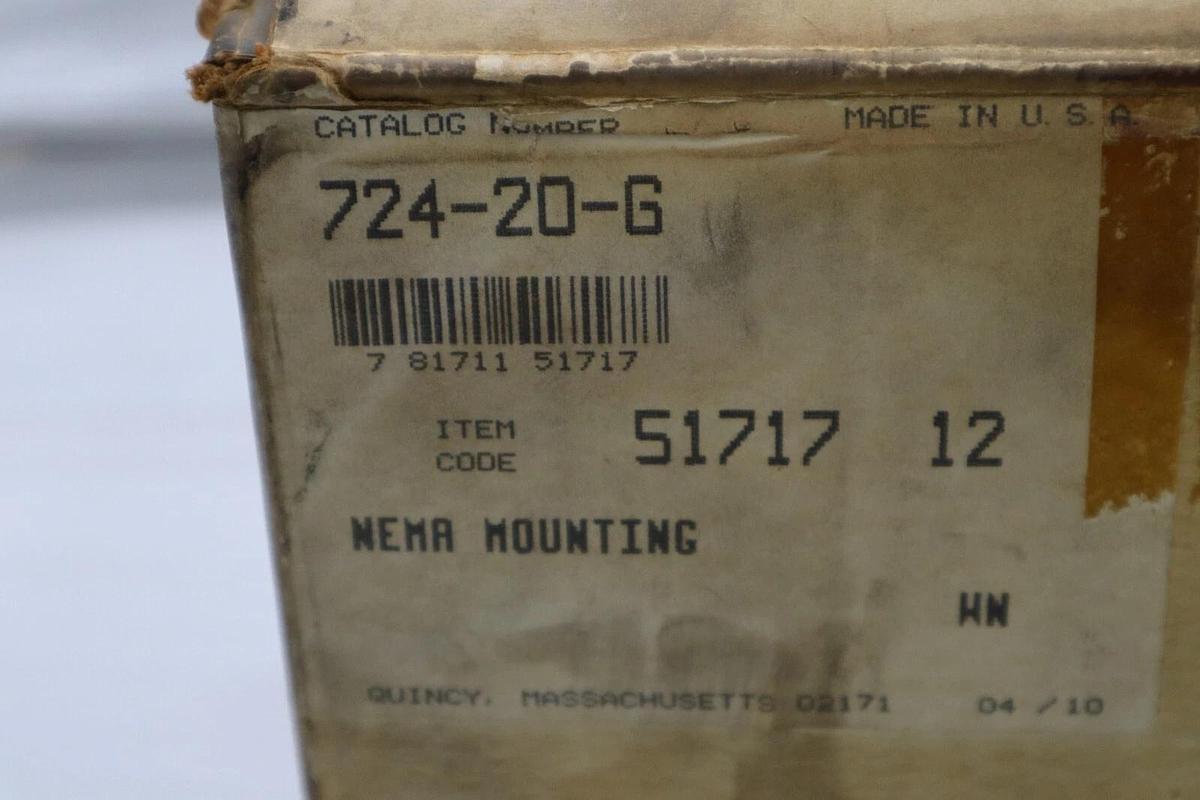 NEW ALTRA INDUSTRIAL MOTION 724-20-G/ 72420G WORM SPEED REDUCER STOCK 3021A