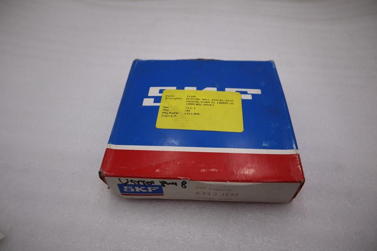 NEW SKF 6313-JEM/ 6313 JEM DEEP GROOVE BALL BEARING - STOCK 2936CC