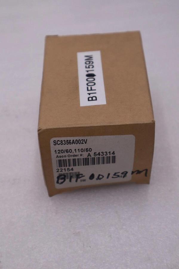 Used ASCO SC8356A002V VALVE NEW WITH BOX (SEVEN AVAILABLE) STOCK G-115B