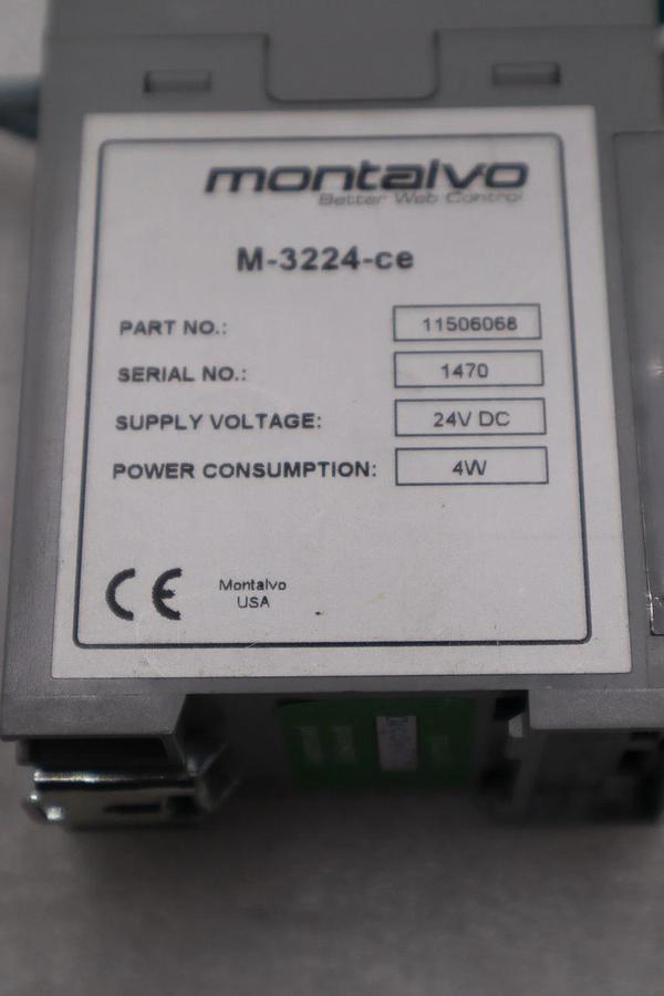 Used MONTALVO M3224-CE / M3224CE LOAD CELL AMPLIFIER STOCK H1817