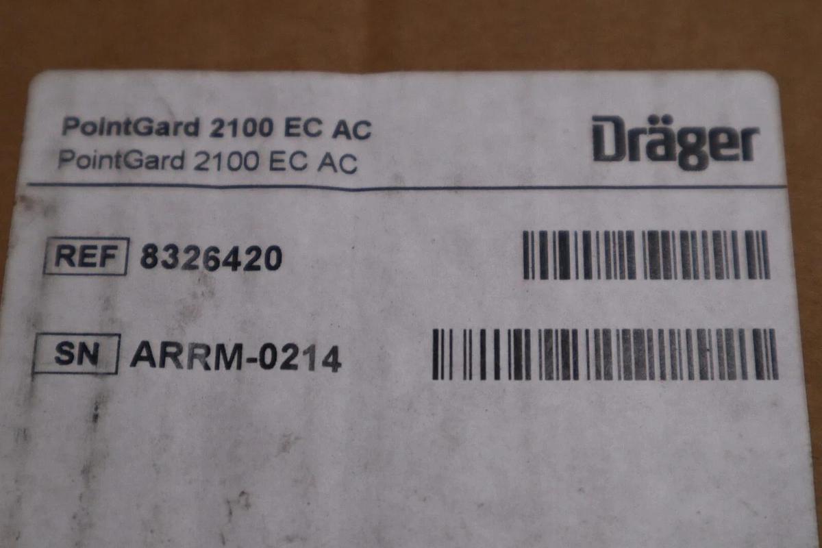 Used DRAGER PointGard 2100 EC AC - 8326420 NEW IN BOX STOCK G341