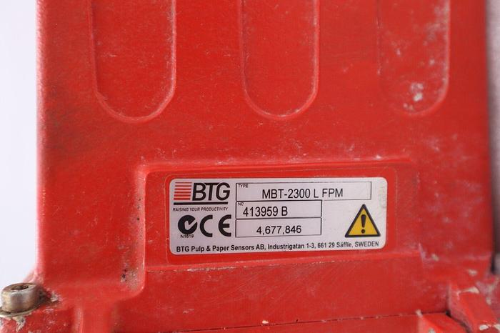 Used BTG MBT-2300-L-FPM CONSISTENCY TRANSMITTER STOCK 1696-A