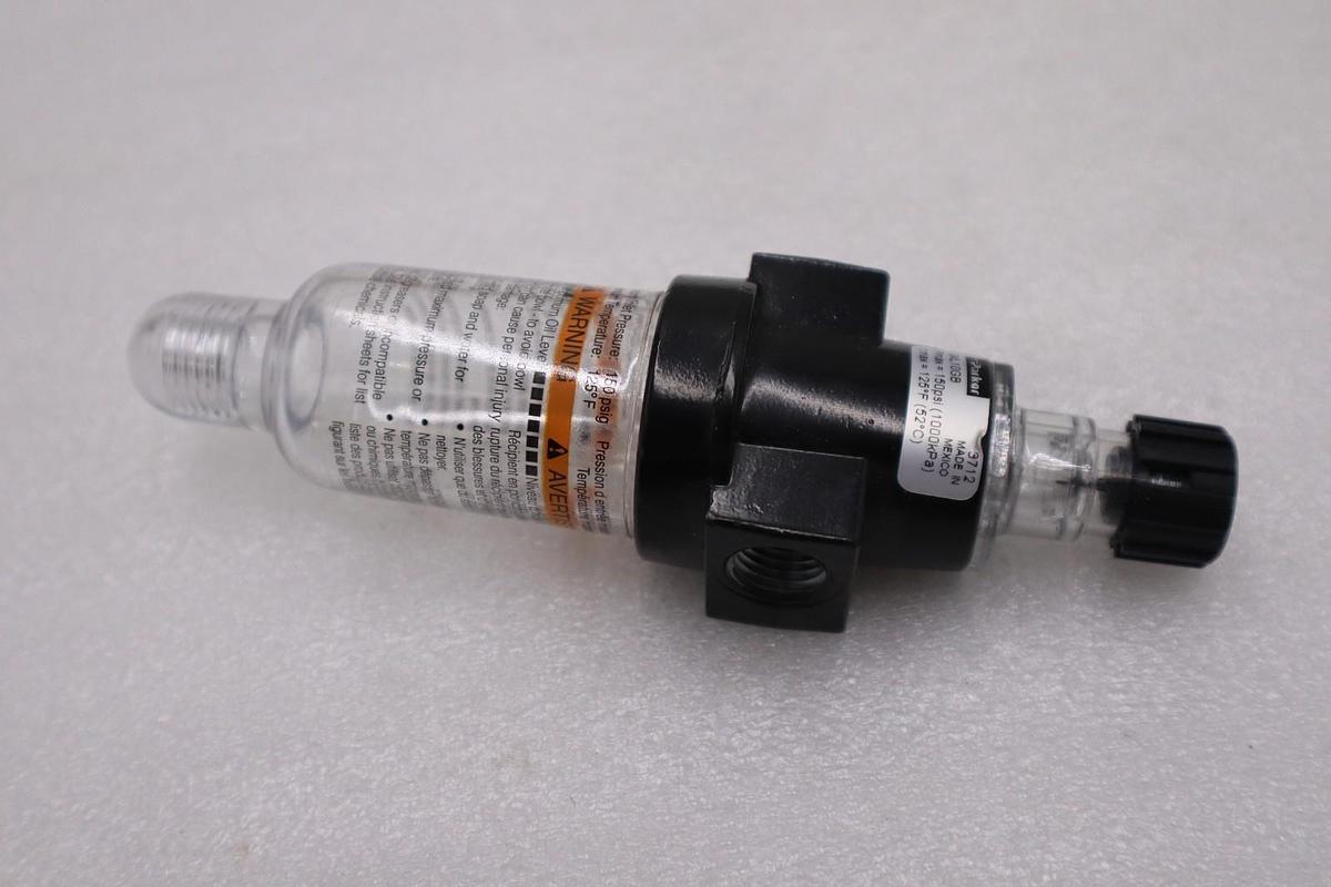 Used NEW PARKER 04L10GB Air-Line Lubricator Micro-Mist STOCK H1078A