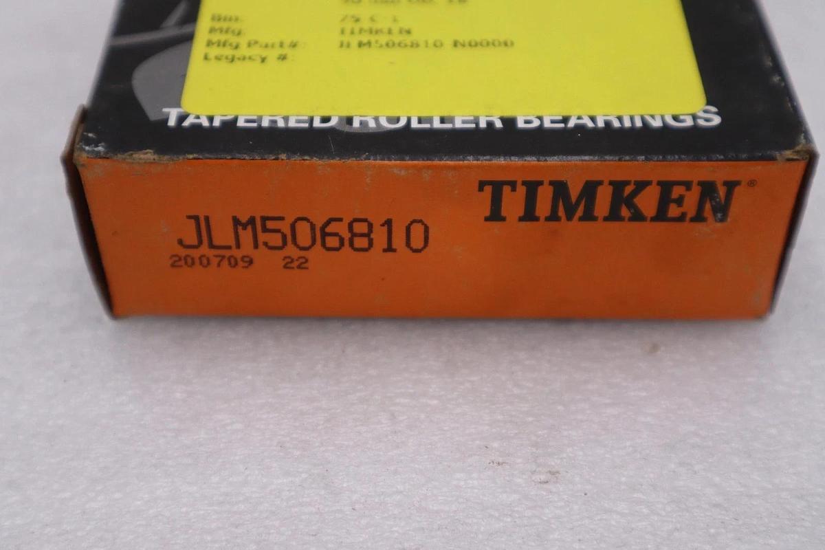 Used NEW OPEN BOX Timken JLM506810 Tapered Roller Bearing Cup STOCK K-3989CC