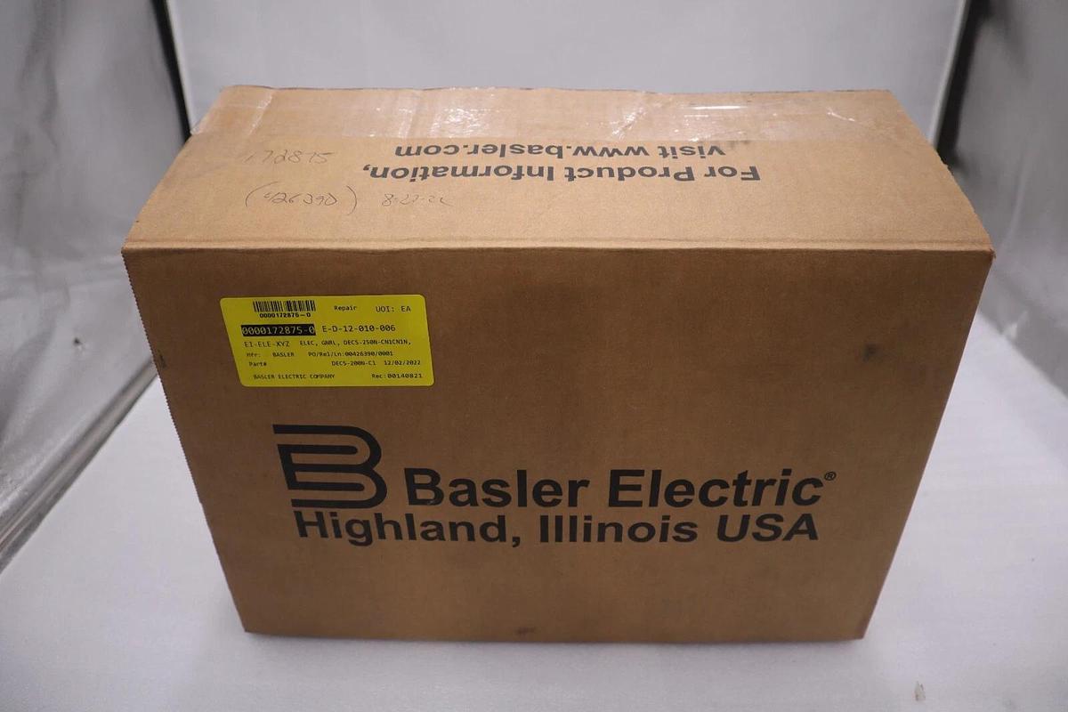 BASLER ELECTRIC DECS-250N-C1N1CN1N DIGITAL EXCITATION CONTROL NEW IN BOX #G473