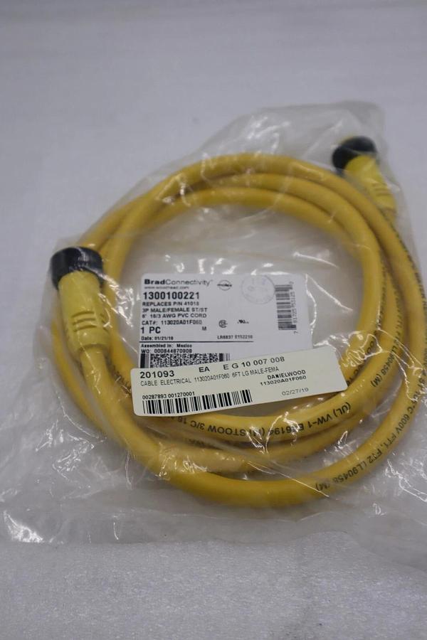 NEW Molex Woodhead 113020A01F060 Mini-Change Cordset 1300100221 STOCK G509A