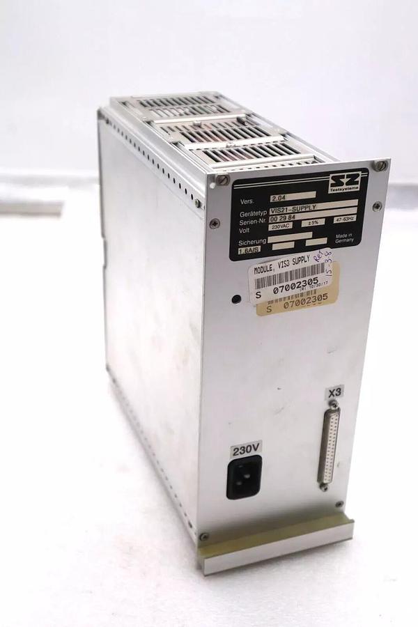 SZ TESTSSYSTEME VIS21-SUPPLY POWER SUPPLY S/N 0029 44 STOCK #2760