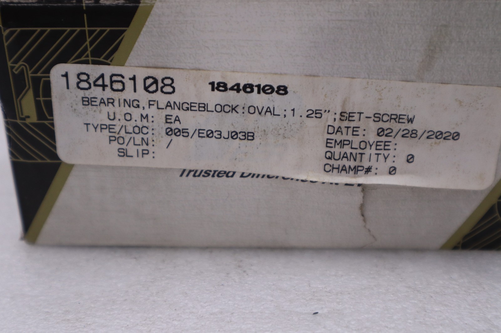 UCFT206-20-MH - PEER BEARING - FACTORY NEW STOCK H343A