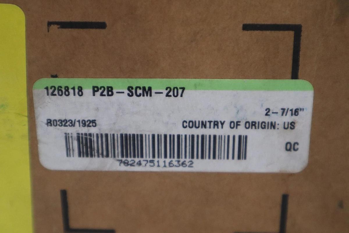 Used Dodge P2B-SCM-207 126818 Ball Bearing Pillow Block - STOCK 1531CC