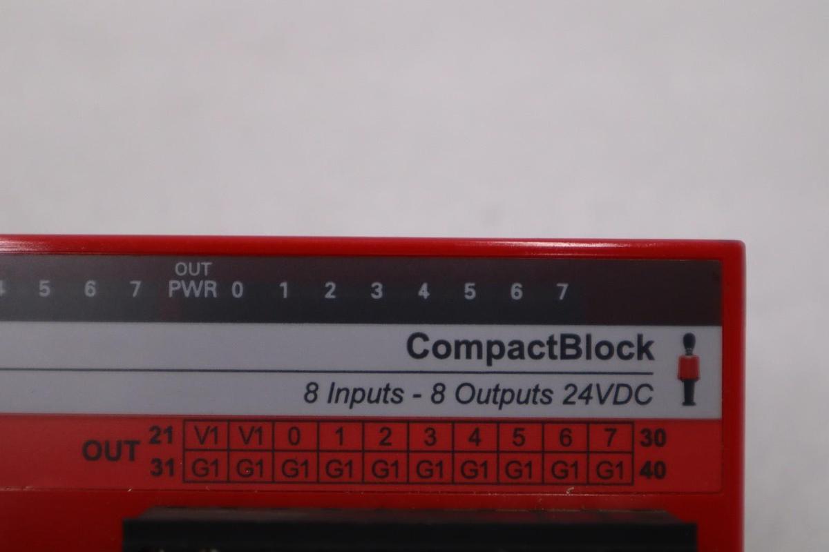 Used Allen Bradley 1791DS-IB8XOB8, Series A, CompactBlock I/O Module, 24VDC - USED