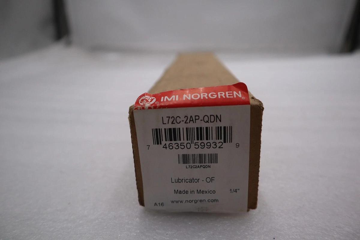 Norgren Excelon L72C-2AP-QDN Lubricator New OPEN BOX STOCK 2109-A