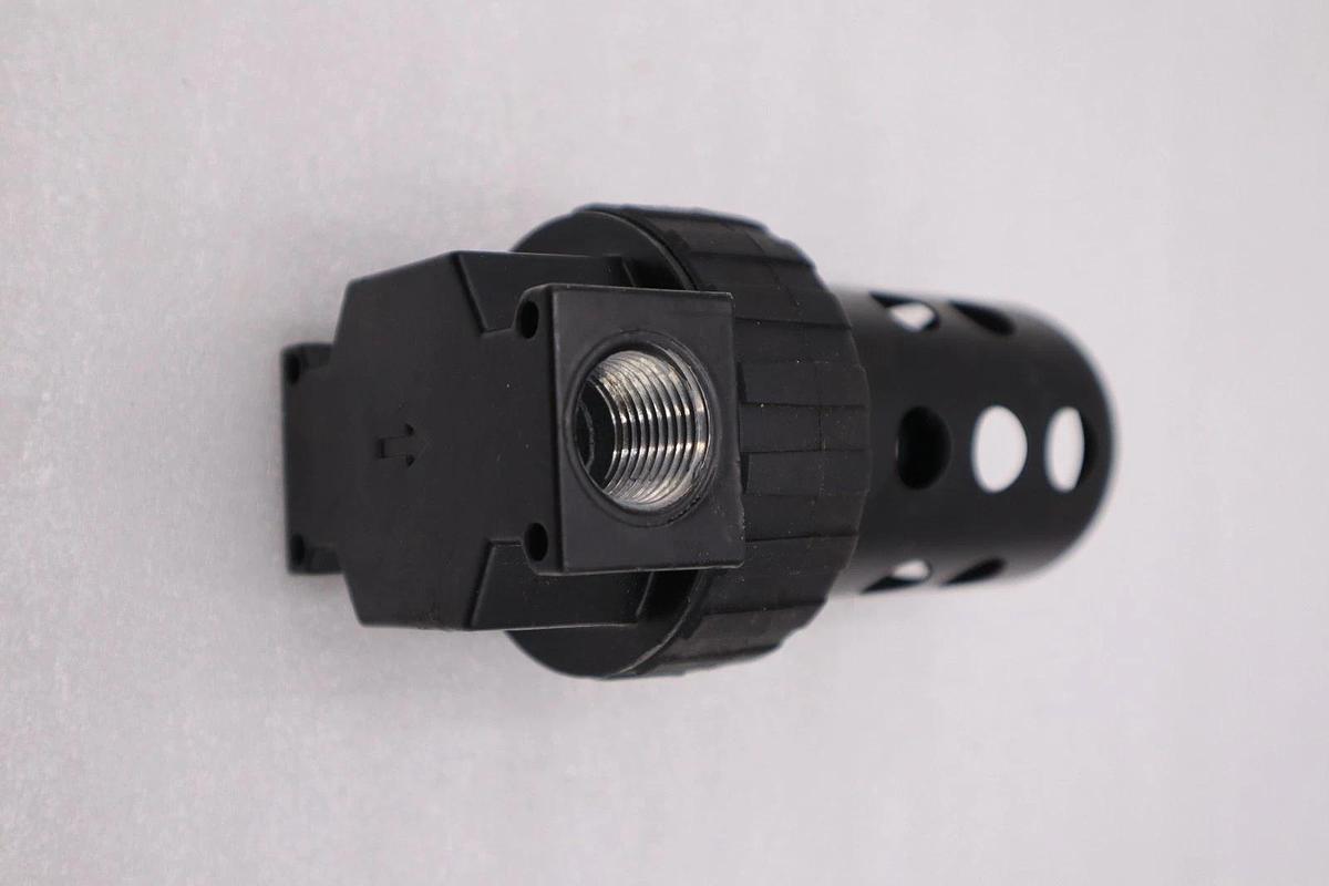 Used Parker Watts Fluid Air 06F34AC 1/2 Metal Bowl Filter Manual Drain STOCK H1599