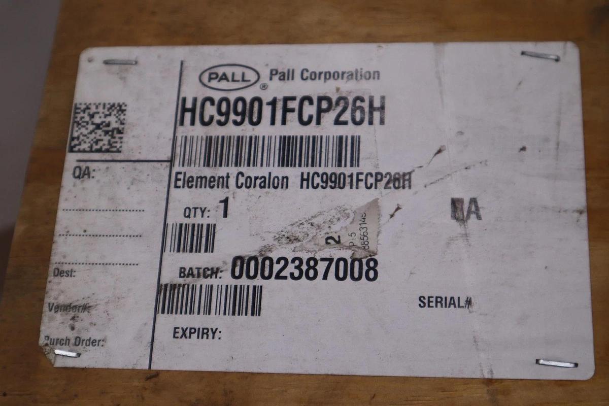 Used Original Pall HC9901FCP26H Filter 2 Microns - NEW IN BOX - STOCK HP196