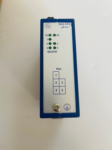 Used Hirschmann Rail Switch RS2-5TX RS25TX 32 VDC #K-1128