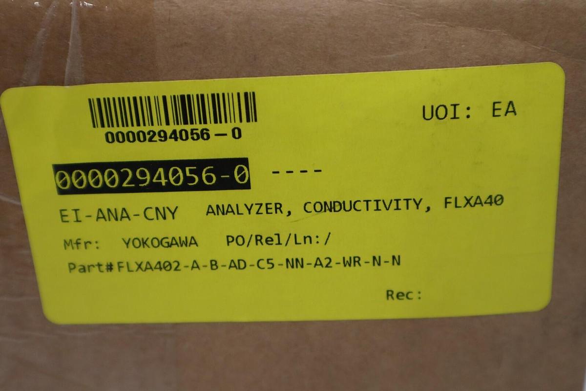 Used Yokogawa Flexa 4-Wire FLXA402 A-B-AD-C1-NN-A2-WR-N-N-N-NN/UM ANALYZER NEW #G496