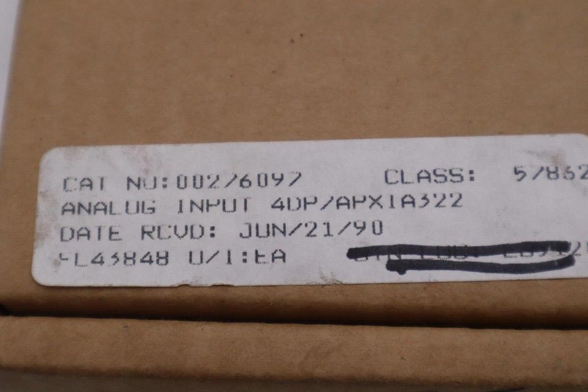 Used NEW Honeywell 4DP7APXIA-322  (F) / 51302951 Analog Input Module STOCK G67
