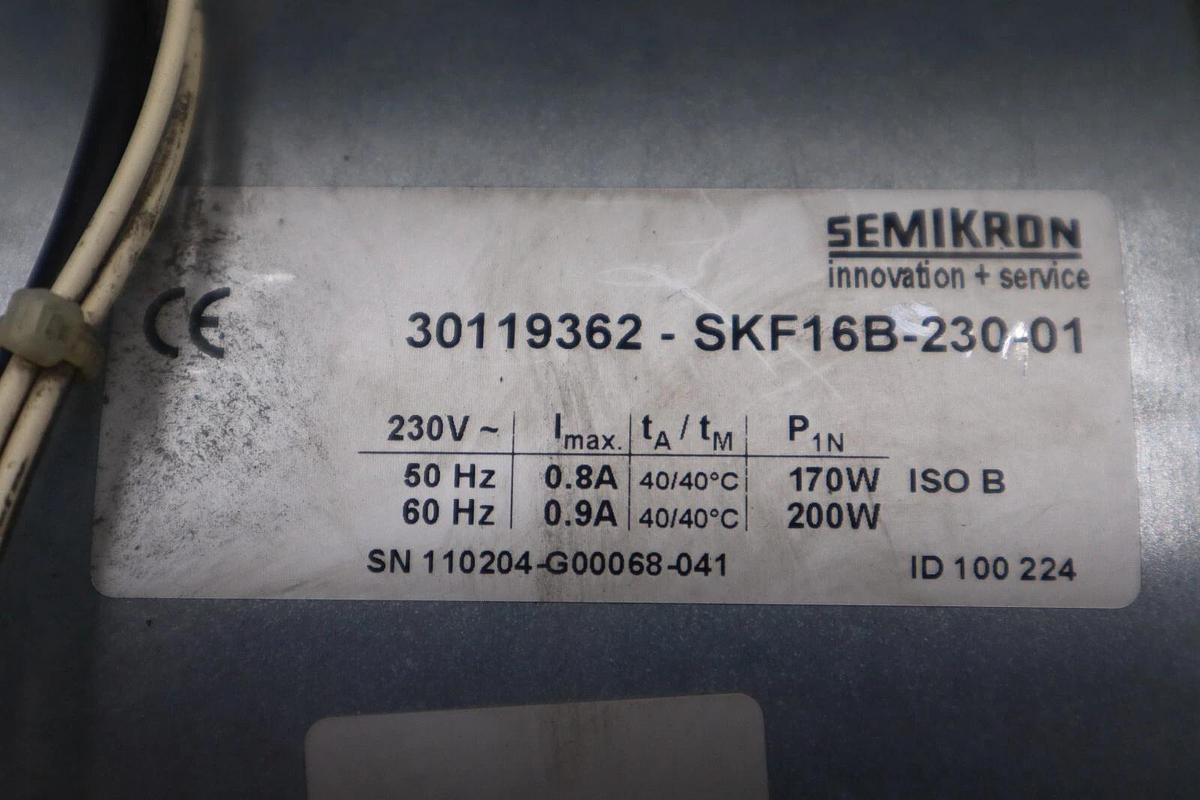 Used SEMIKRON 30119362-SKF16B-230-01 STOCK 5966