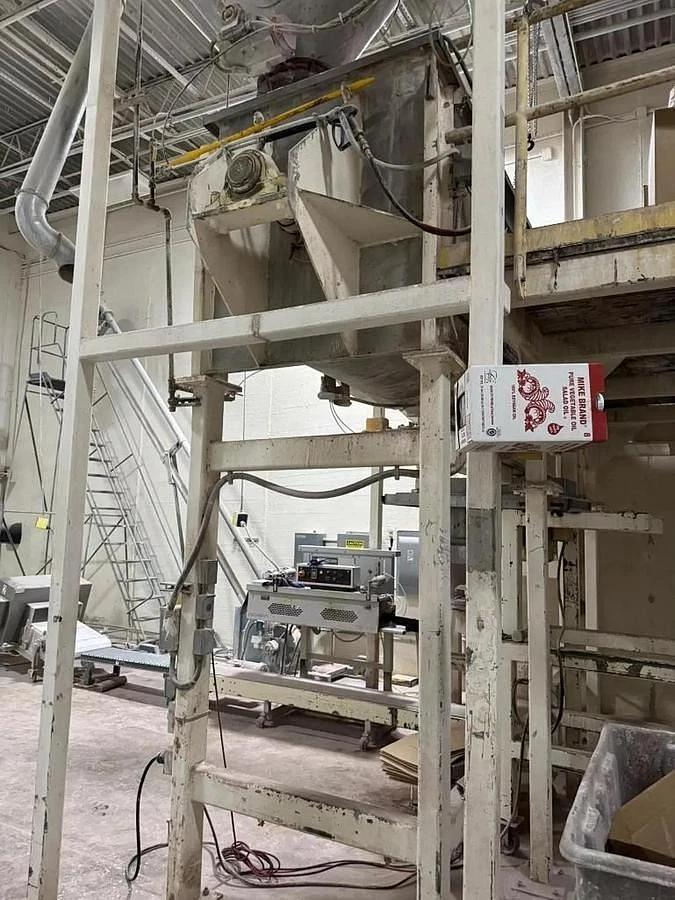 Used STAINLESS STEEL DOUBLE SPIRAL RIBBON BLENDER APPROXIMATELY 170 CUBIC FEET